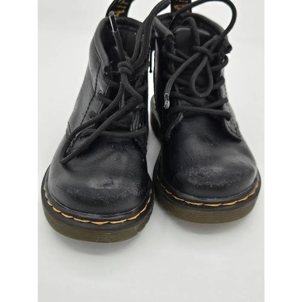 Dr Martens Toddler 1460 Black Boots Size 5